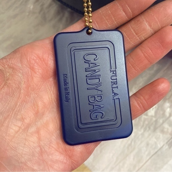 Furla blue candy bag satchel - Picture 12 of 15